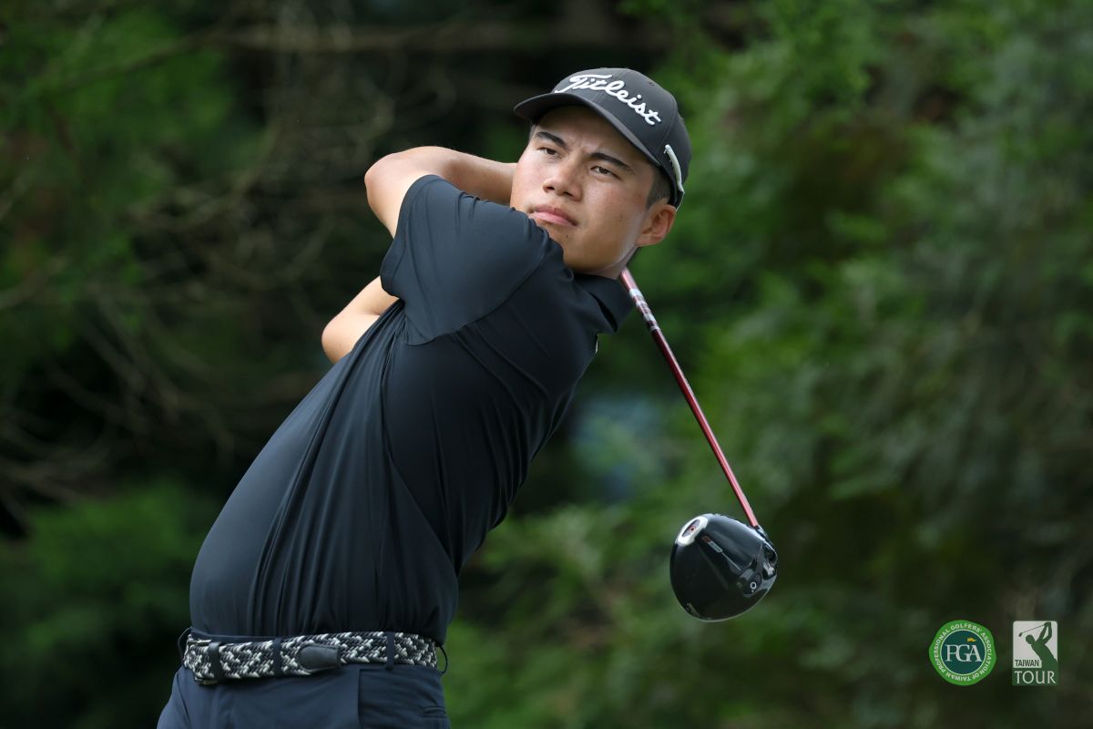 陳霆宇第一回合以67桿-5暫並列第二。Tpga/林聖凱攝 