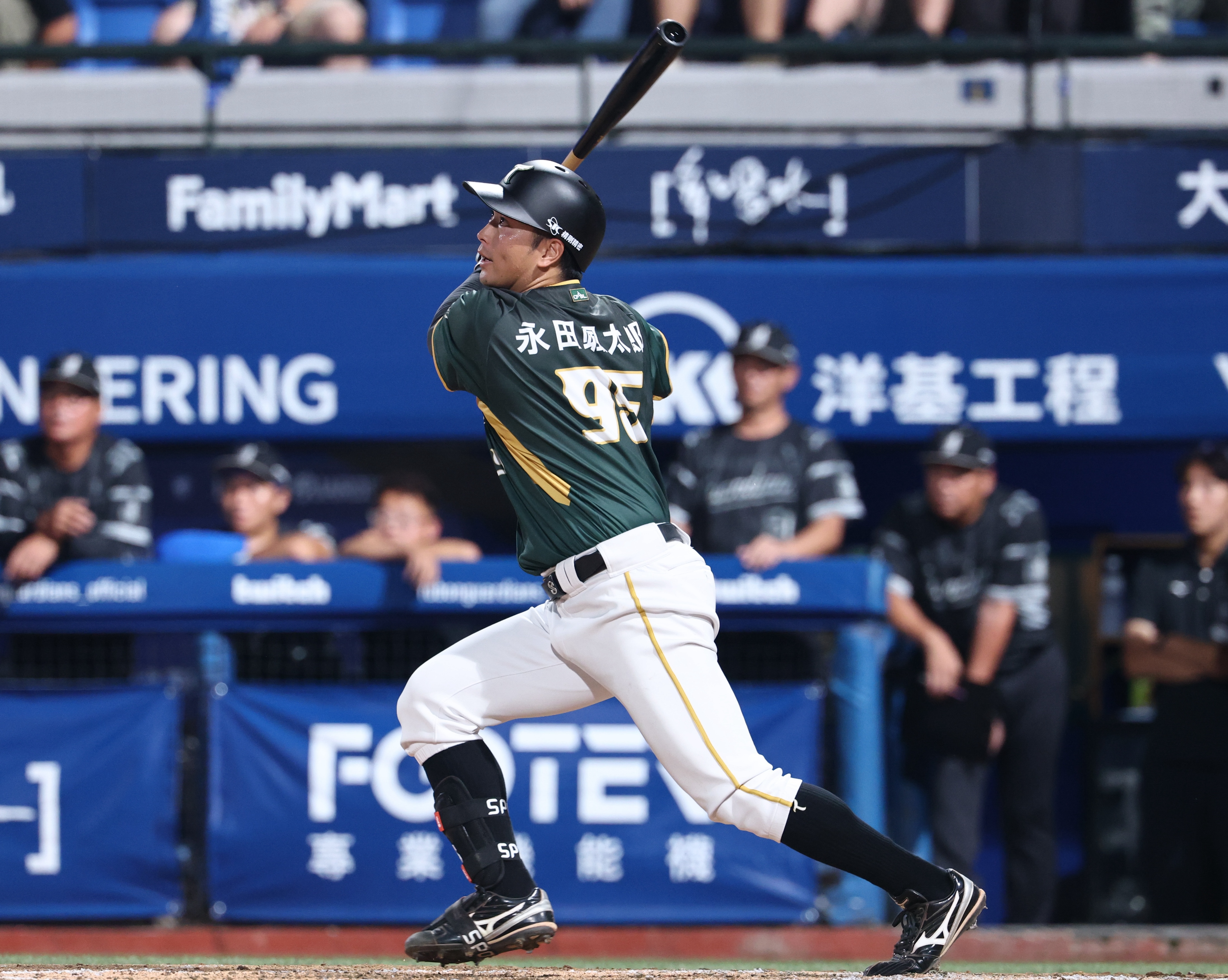 永田颯太郎。台鋼雄鷹提供