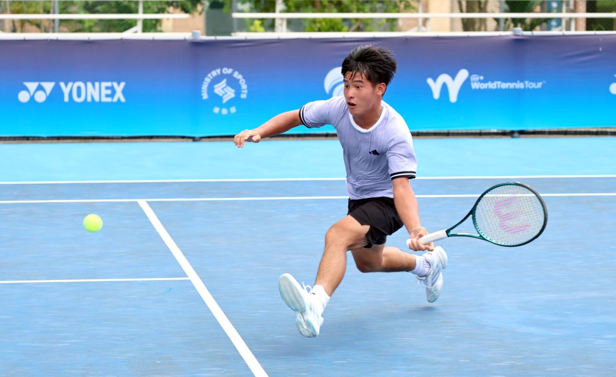 1 台塑之星18歲小將陳冠守成功奪下台塑盃冠軍。網協提供