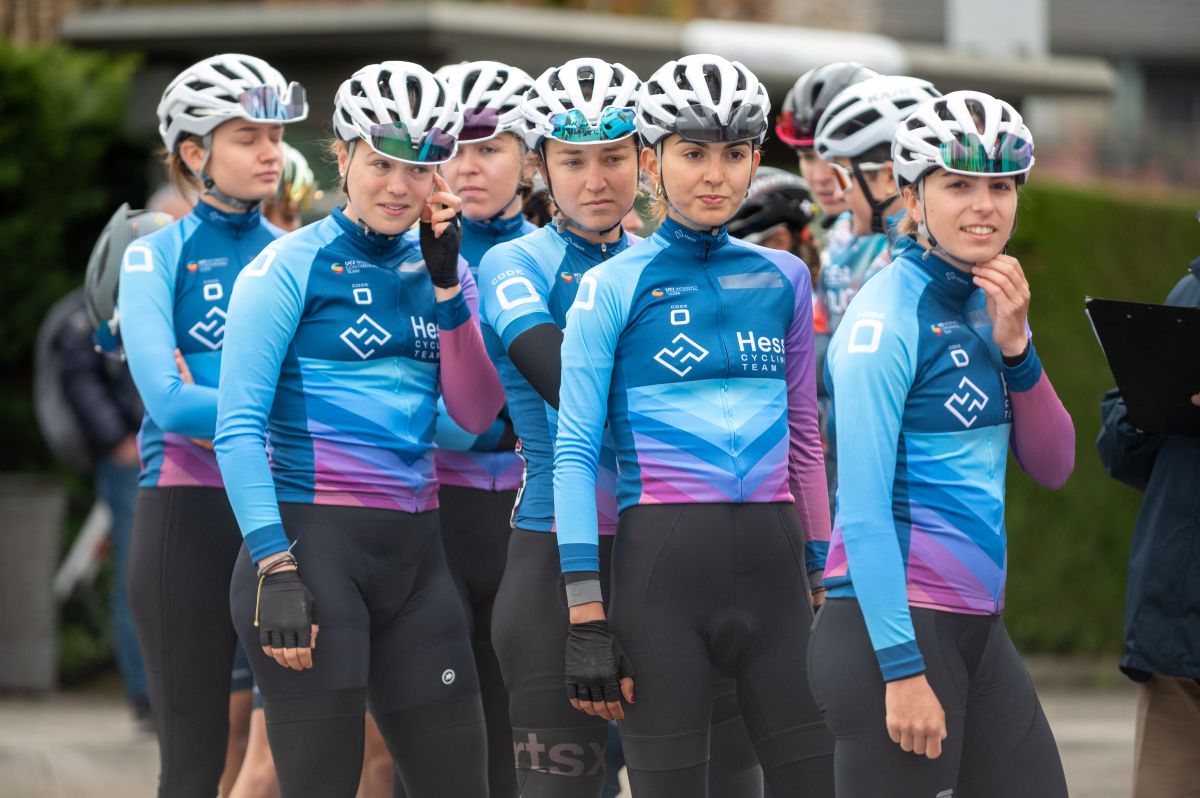 Hess Cycling女子自由車隊成立兩年多就結束。法新社