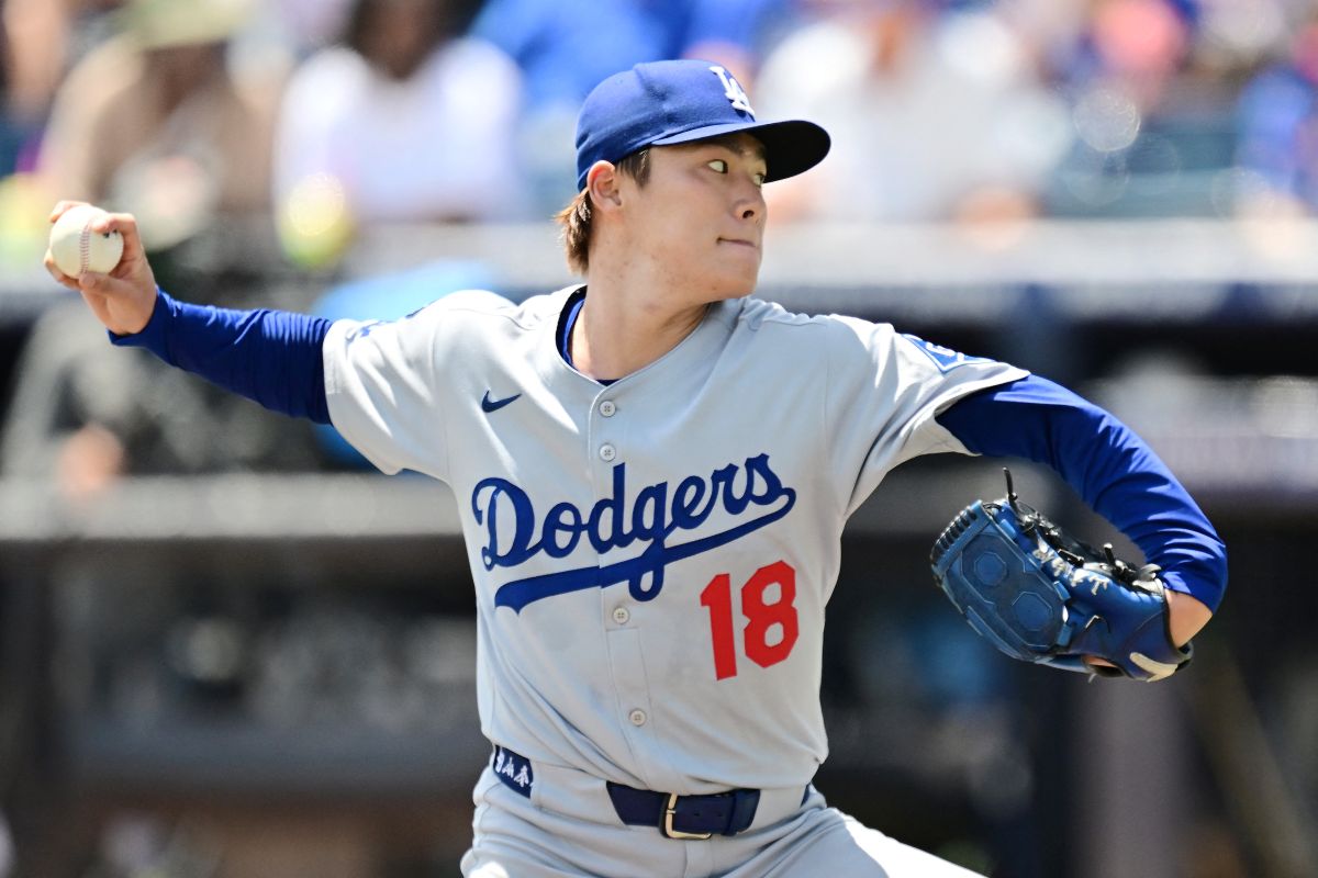 山本由伸戰11勝6敗,防禦率2.72,上場先發客場對大都會主投6局1責失拿下勝投。法新社