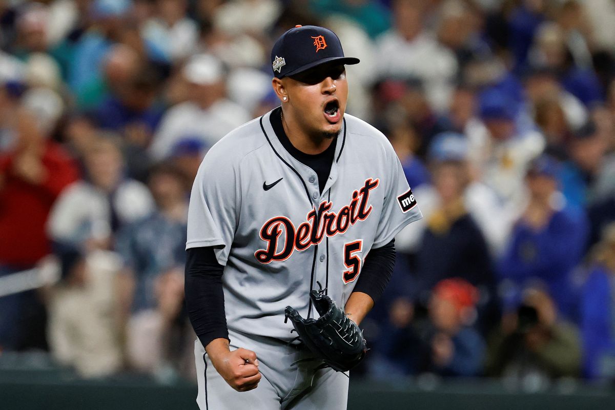底特律老虎推出Keider Montero,本季19場先發拿下8勝7敗,ERA 3.38。法新社