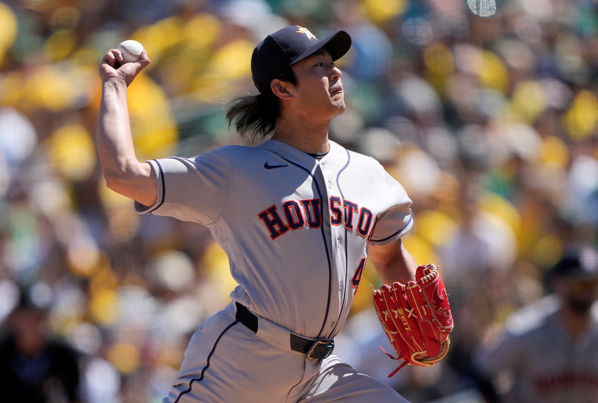 休士頓太空人休賽季最重大的補強就是和日籍投手今井達也簽下3年合約。法新社