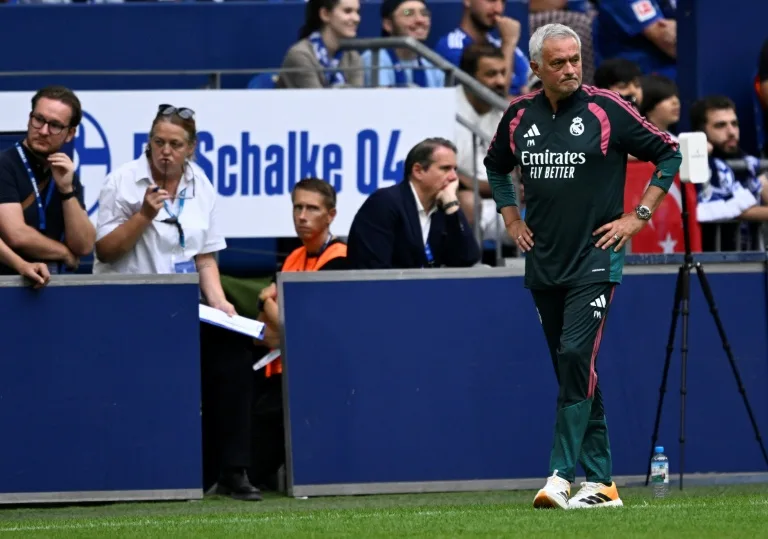 穆里尼奧(José Mourinho)二次執教皇馬。法新社