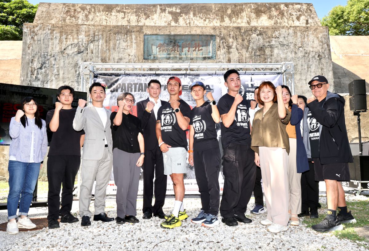 斯巴達障礙跑Spartan Race來台10週年記者會大合照。大會提供