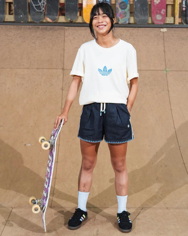 林逸凡11歲初登亞運便拿下女子公園式第8名,今年再度挑戰亞運舞台。取自臉書-逸凡滑板札記