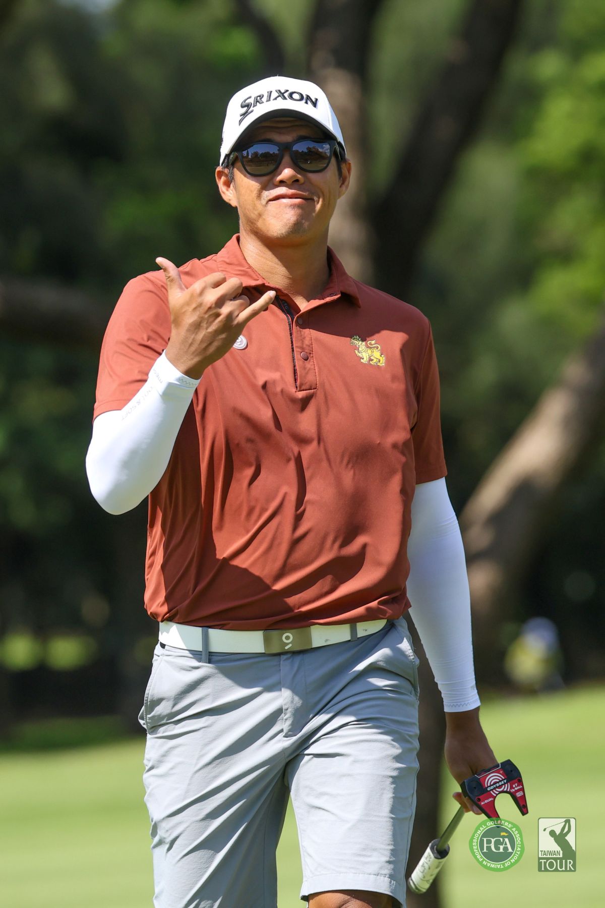 泰國選手塔維特波爾泰以兩回合總桿131桿 13暫並列第三。Tpga/林聖凱攝