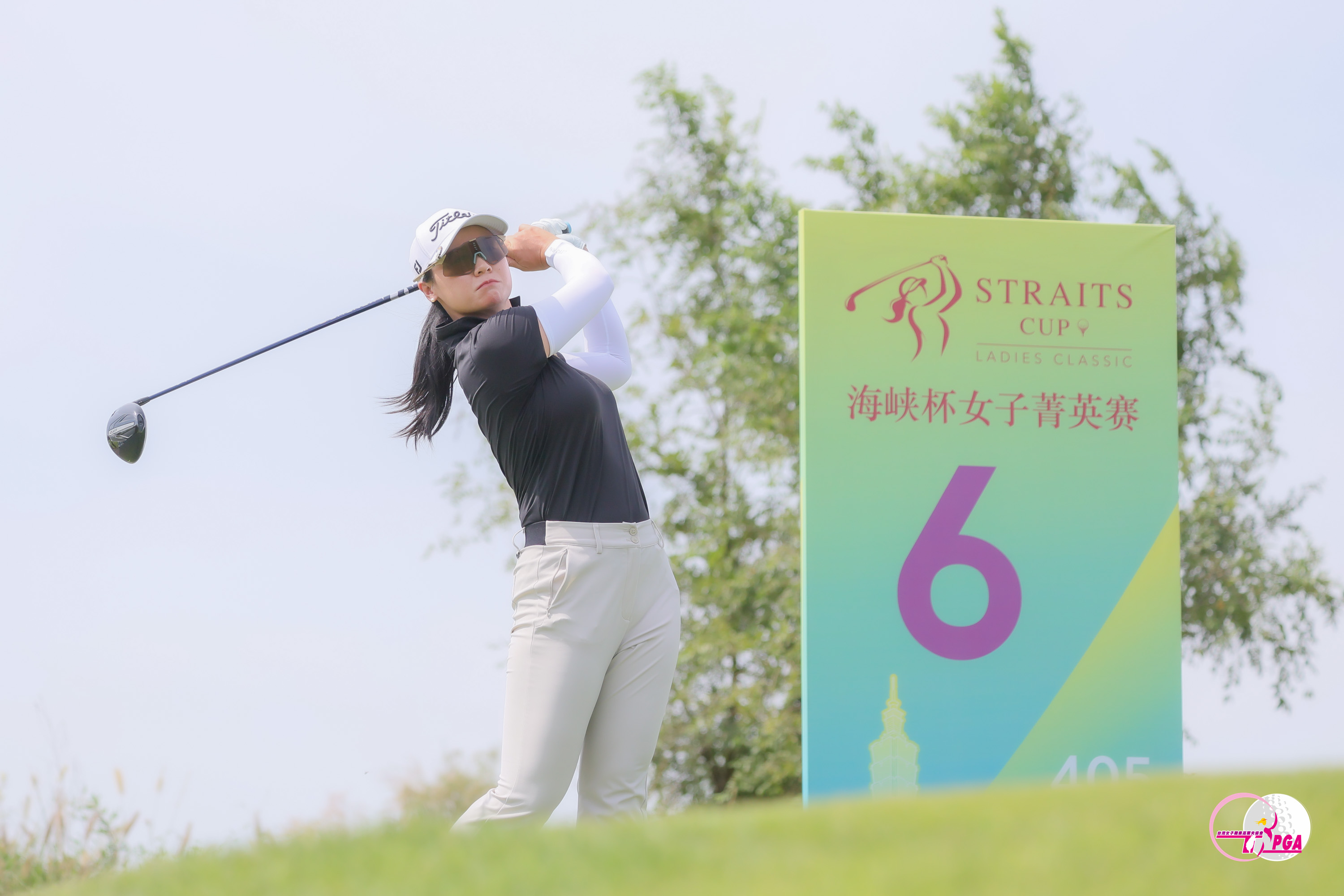 泰國選手布薩巴甘Nook Sukapan以三回合總桿206桿-10贏得冠軍。Tlpga/葉勇宏攝