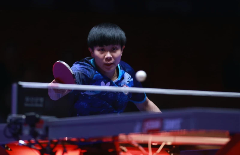 鄭怡靜差點演出逆轉秀。ITTF提供