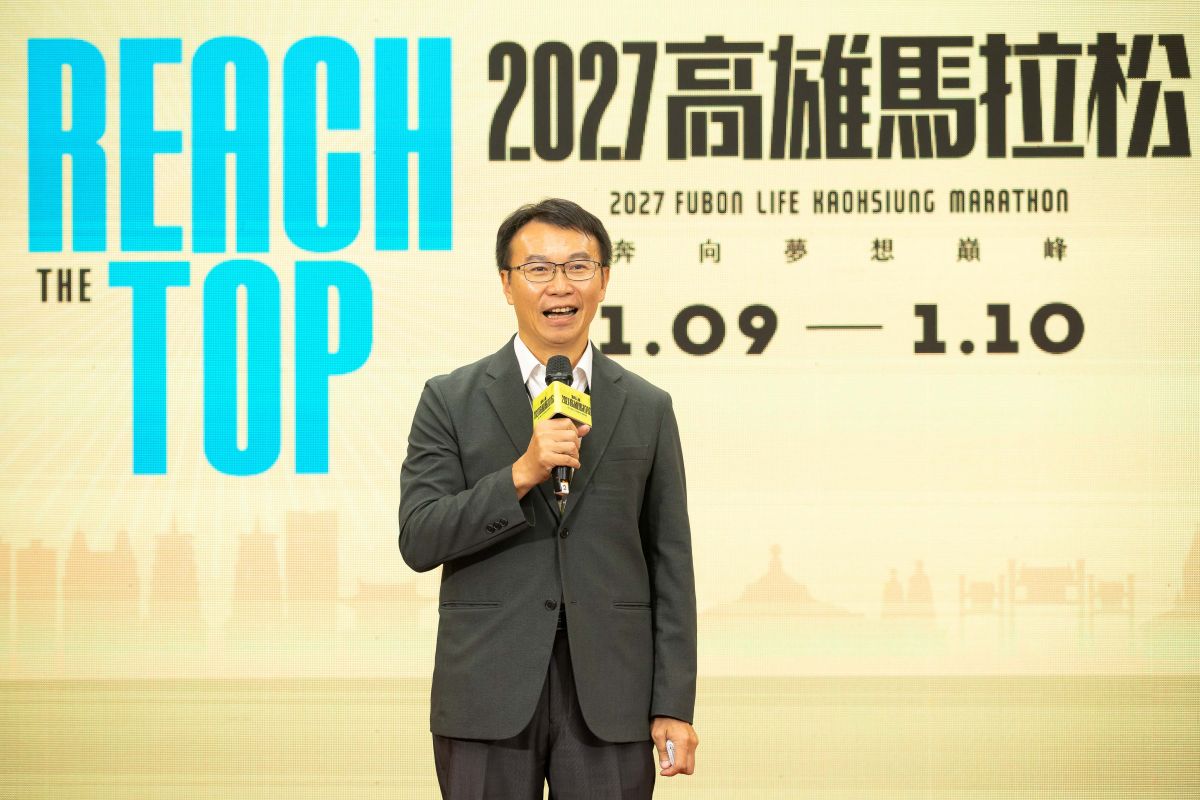高市府運發局局長侯尊堯致詞。高雄市運發局提供
