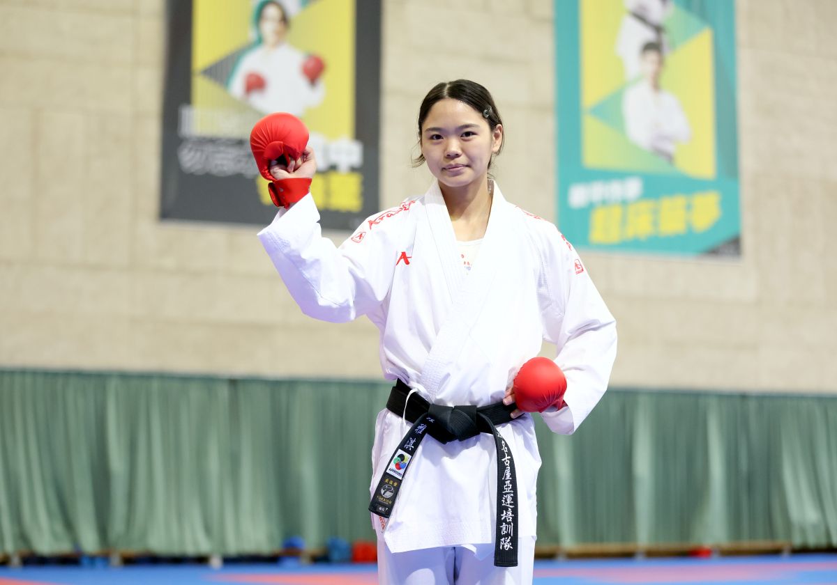 鍾雅淇將參加今年亞運女子空手道對打第一量級。郭運復攝