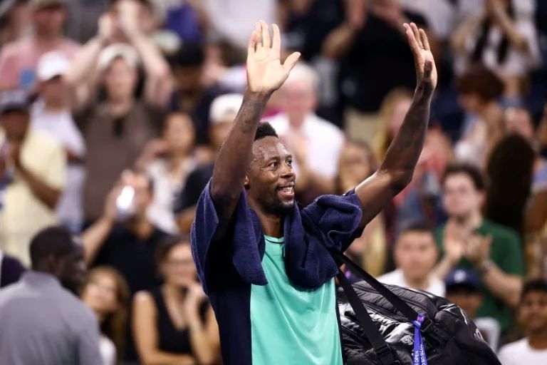 法國網球名將「跳跳人」孟菲爾斯(Gael Monfils)打完在美網的最後一舞!法新社