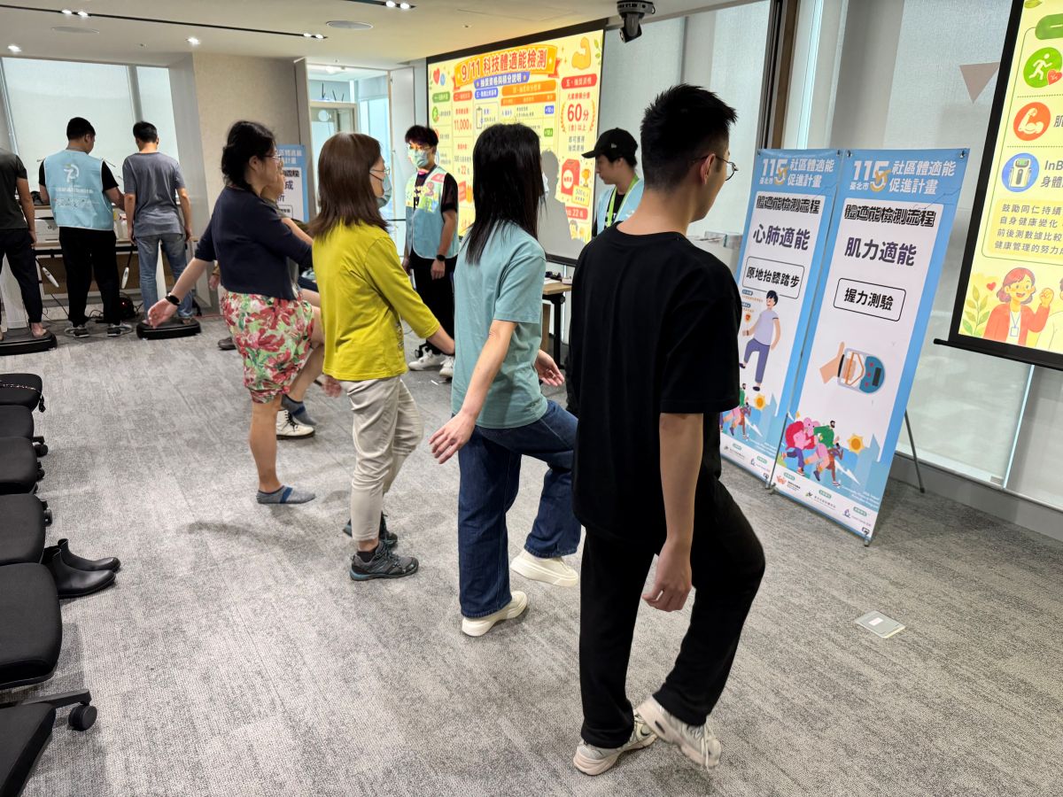 5月至8月檢測人次突破2000人。主辦單位提供