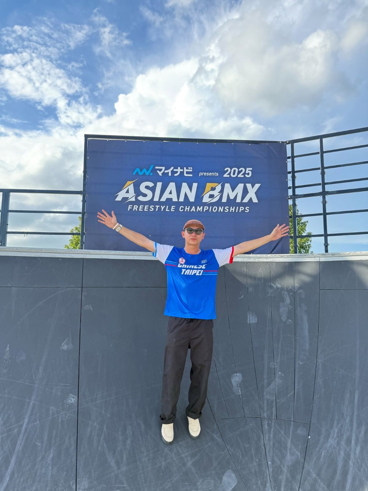 鄭喬鴻是BMX Freestyle首登亞運的參賽者。陳有賦提供