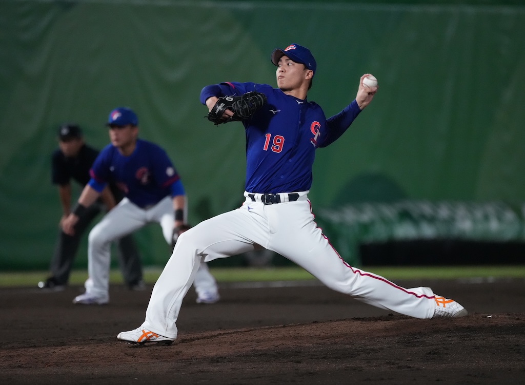 王彥程先發7局失1分拿勝投。中華代表團提供
