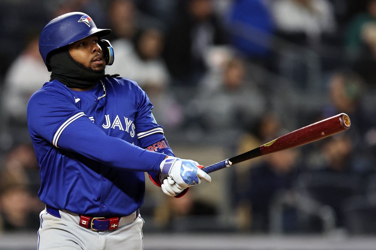 多倫多藍鳥強打葛雷諾(Vladimir Guerrero Jr.)本季陷入迷航。法新社