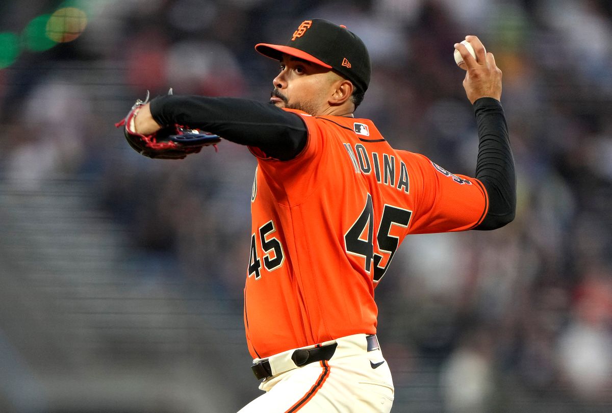 巨人Anthony Molina，本季雖然只先發3場，但3勝1敗，ERA 5.24。法新社