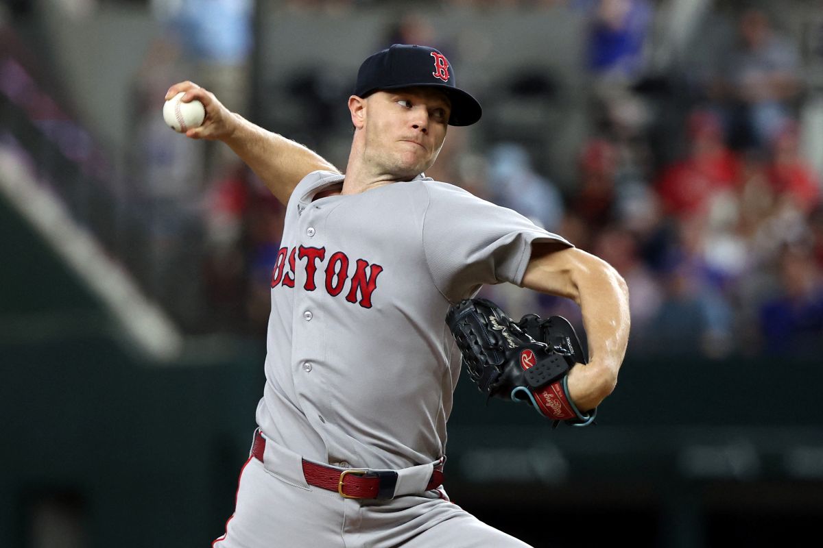 波士頓紅襪先發投手格雷(Sonny Gray)本季繳出回春賽季。法新社