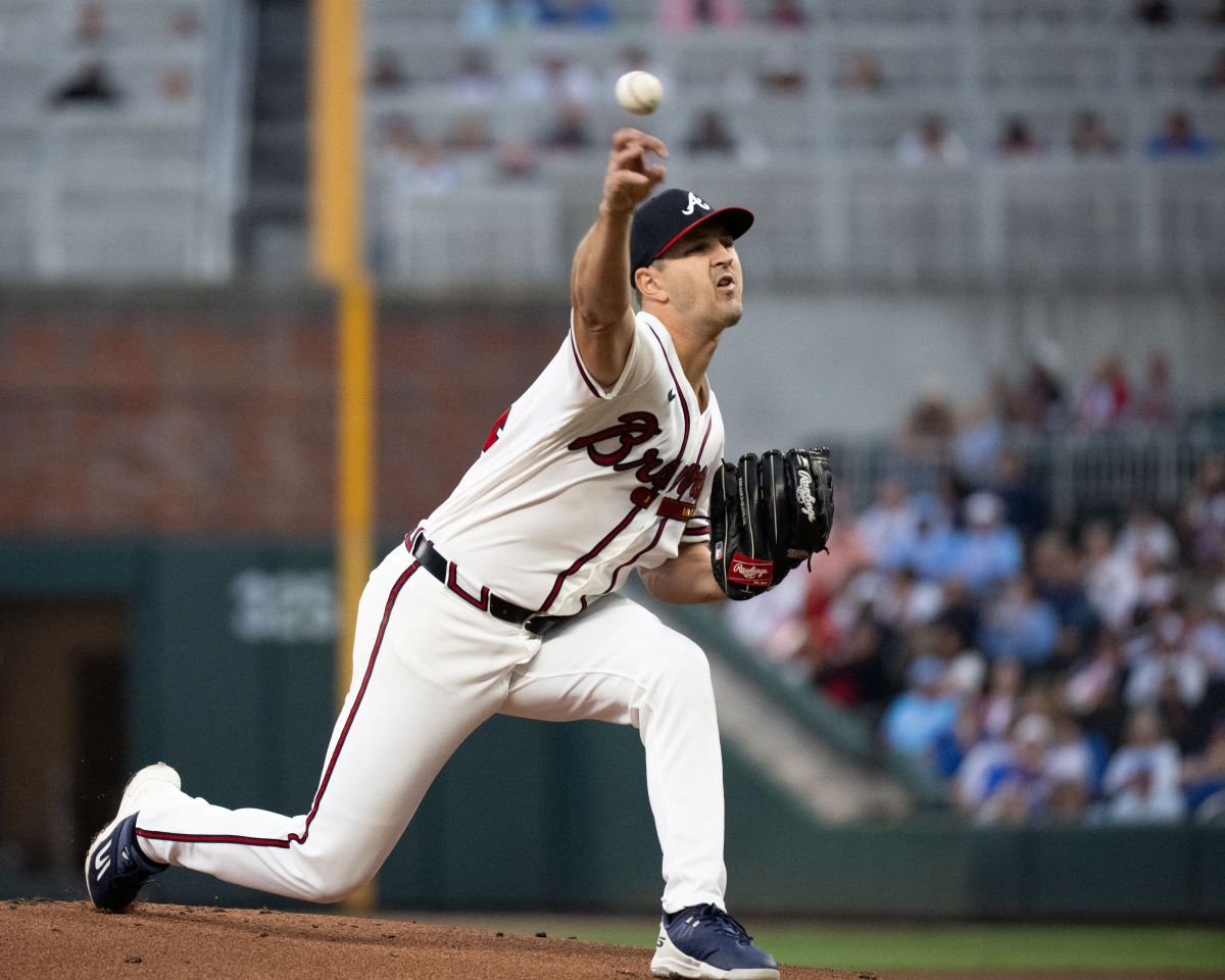 勇士推出Tyler Mahle,本季27場先發7勝10敗,ERA 3.99。法新社
