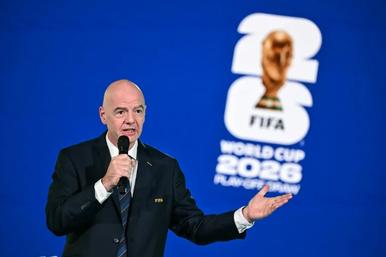現任主席英凡蒂諾(Gianni Infantino)將參與明年三月舉行的主席改選。法新社