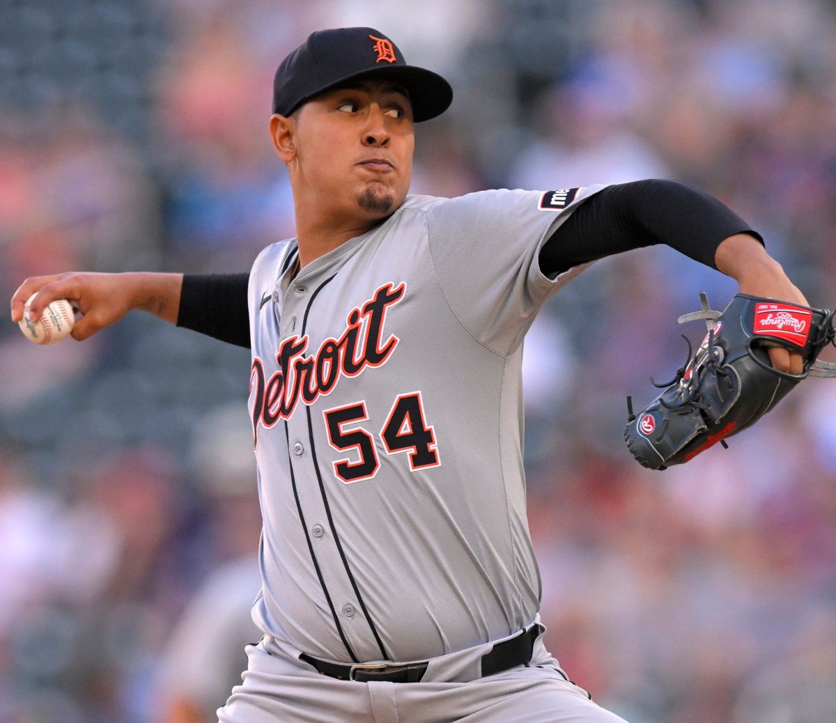 老虎推出Keider Montero,本季23場先發拿下9勝8敗,ERA 3.52。摘自老虎推特