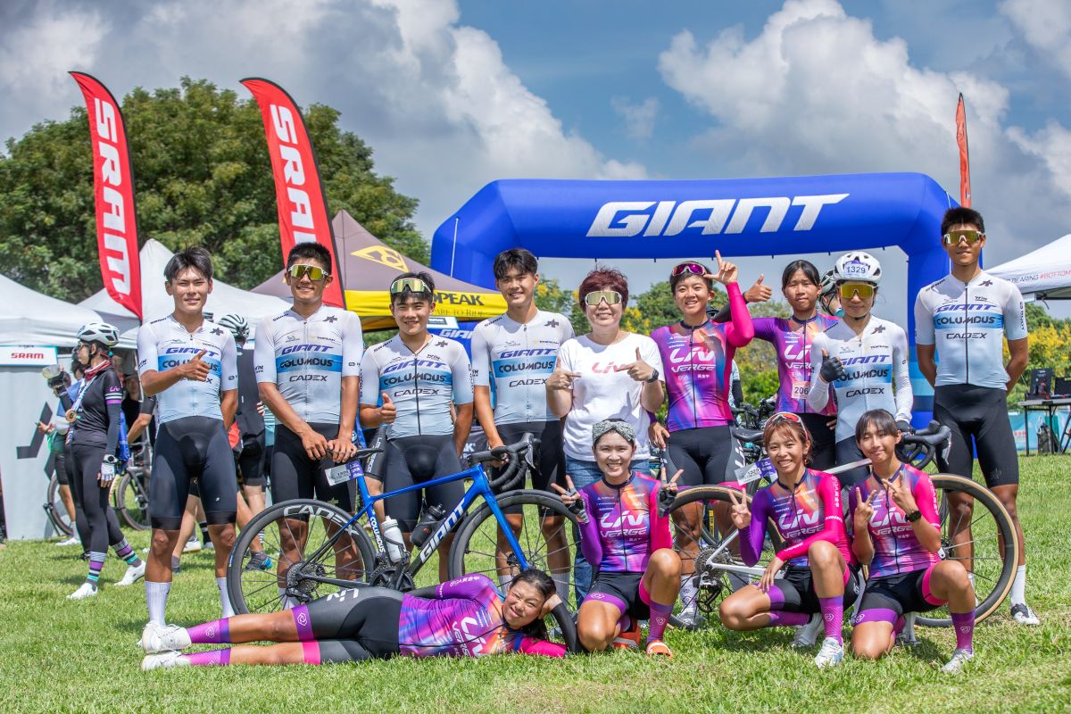 Giant與Liv車隊完騎。捷安特提供