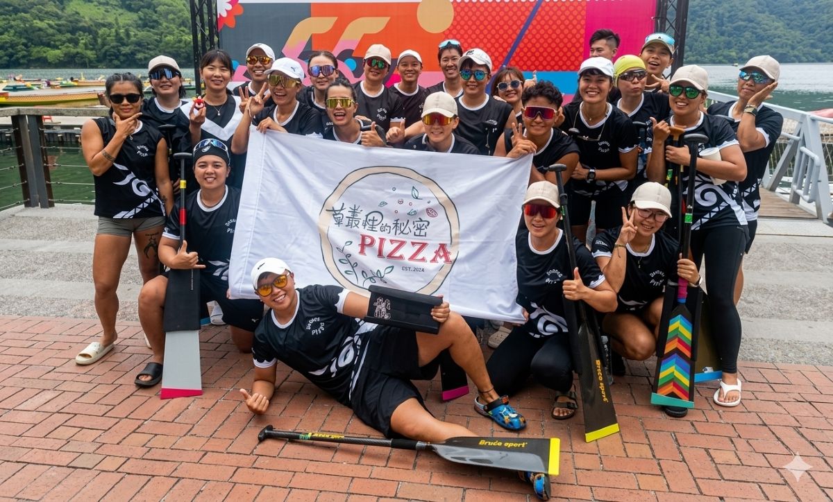 「草叢裡的祕密PIZZA」是南部七支隊伍合體組成。大會提供