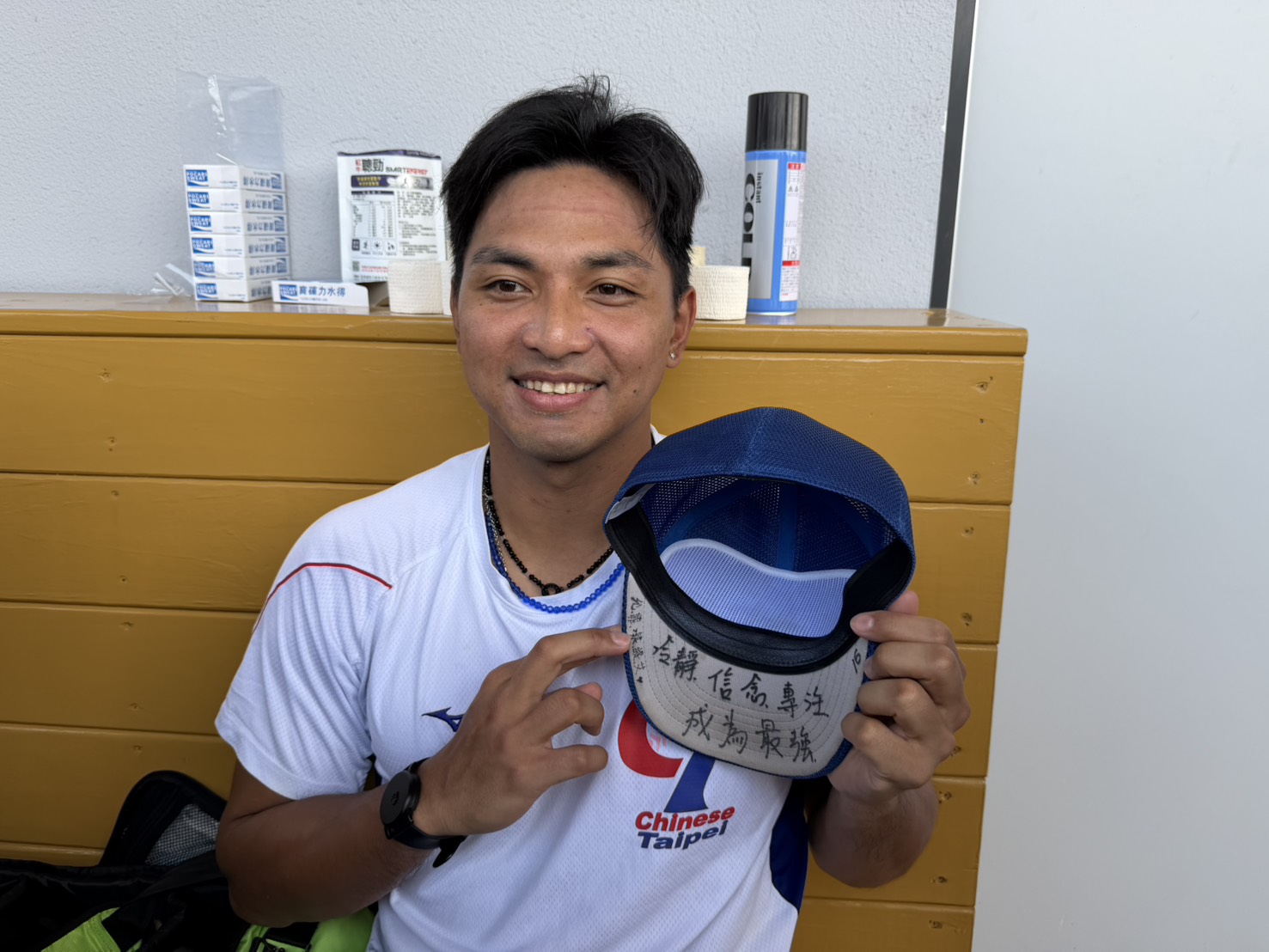 劉致榮再戰亞運。吳敏欣攝