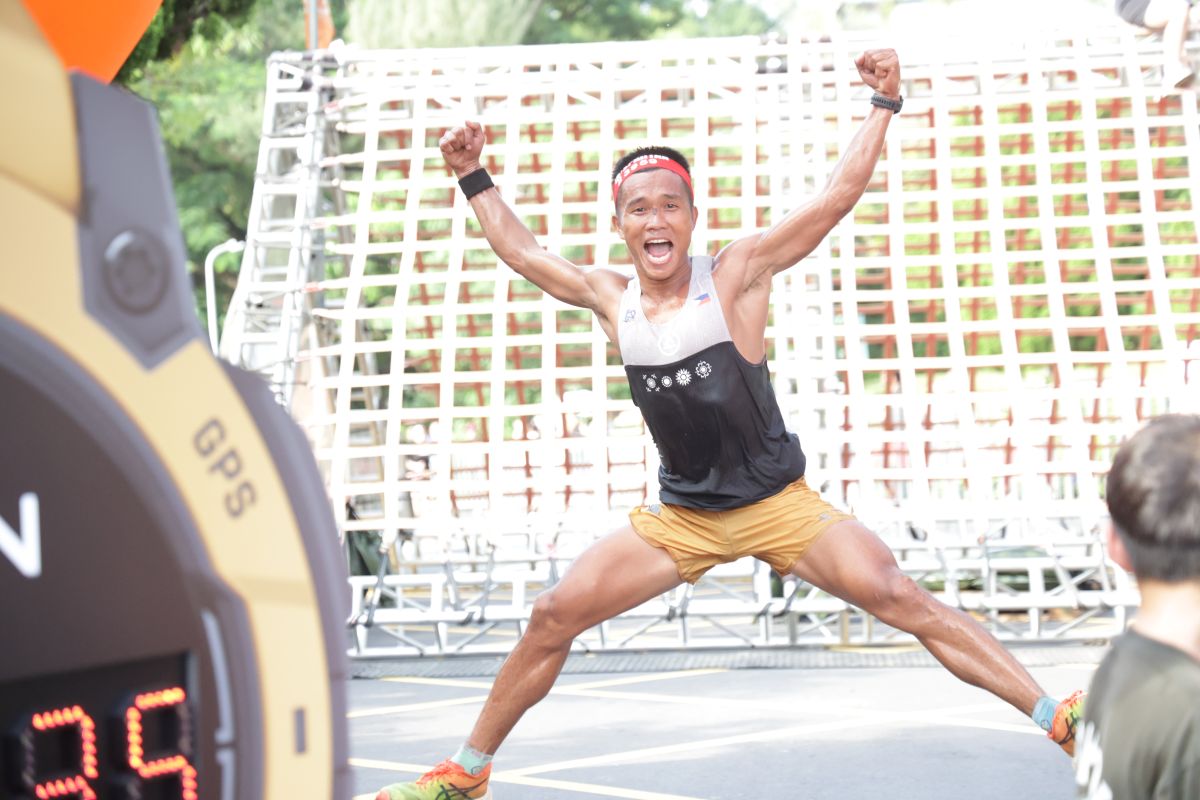 拿下男子總排第一的菲律賓選手塔巴克Elias Tabac。大會提供
