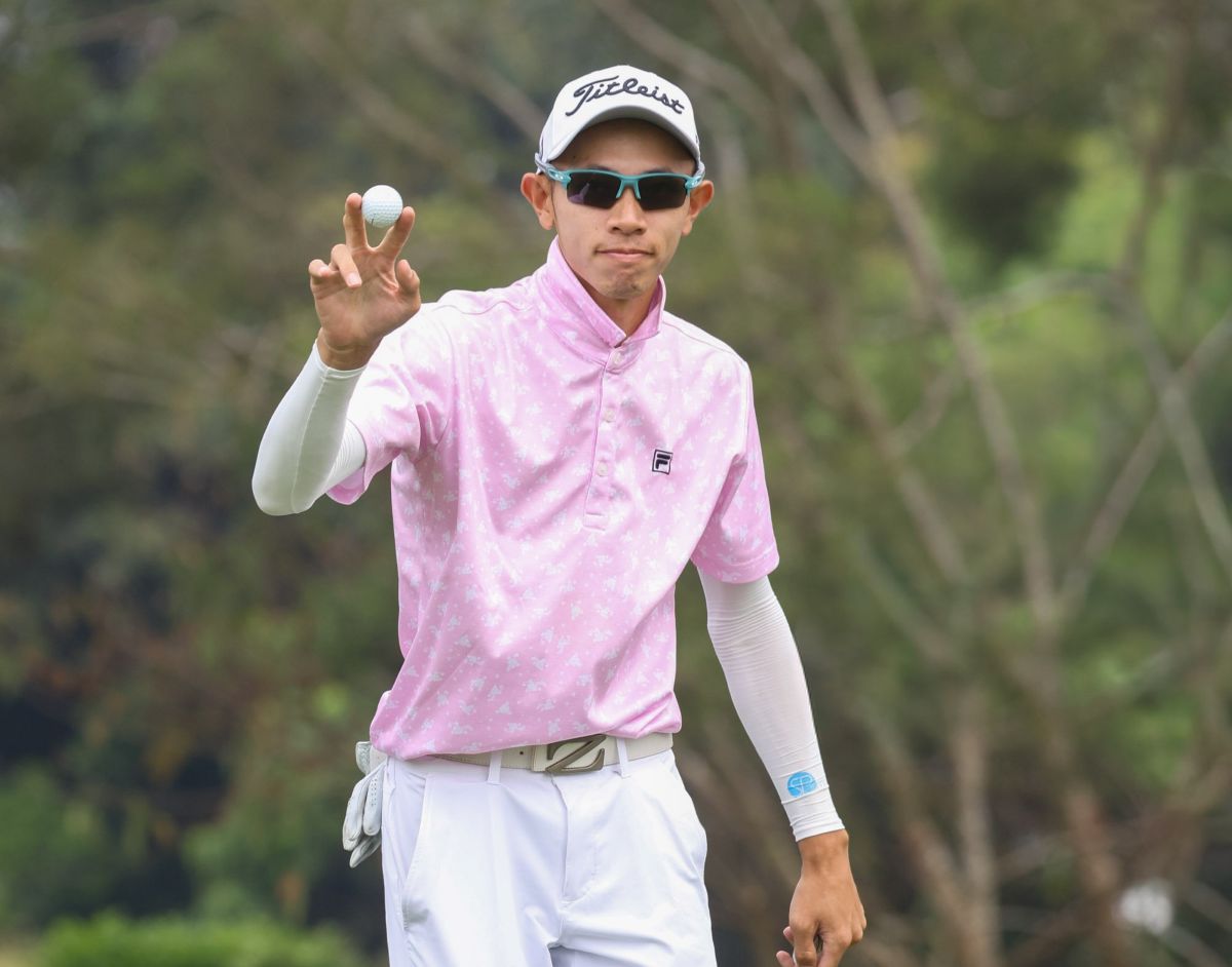 許育誠以兩回合137桿-7拿下生涯首冠。Tpga/林聖凱攝