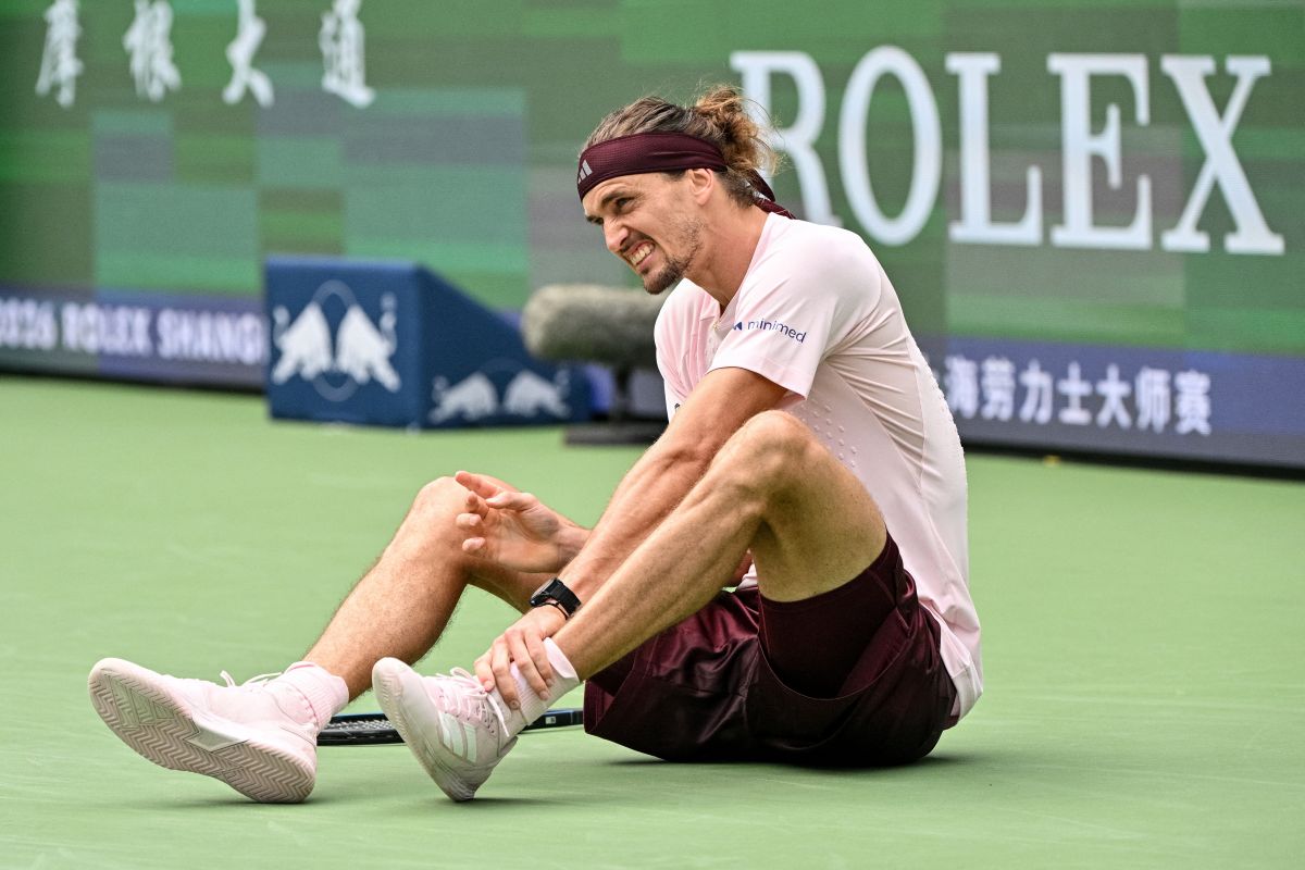 德國球星季維瑞夫（Alexander Zverev）帶傷晉級上海大師賽8強。法新社