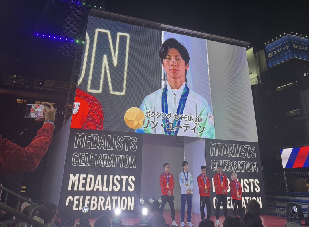 林郁婷登上One Asia World 舞台。吳敏欣攝