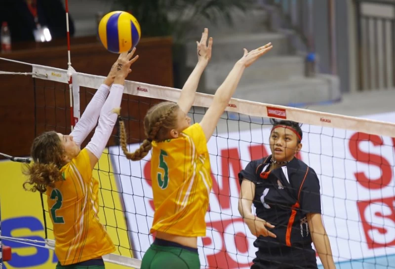 中華3：0勝澳洲。圖／亞排聯。 