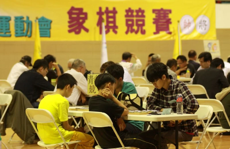 象棋也有不少人參賽。高雄市體育處提供