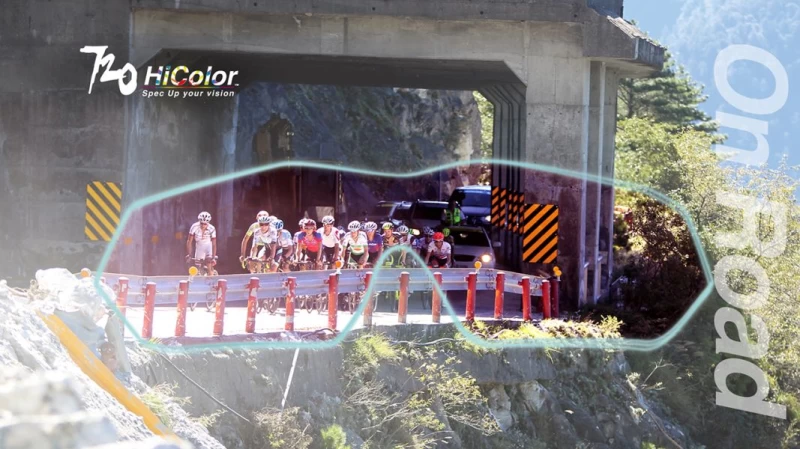 前勁車隊率先體驗720 HiColor實境增艷運動眼鏡。720armour運動眼鏡/提供。