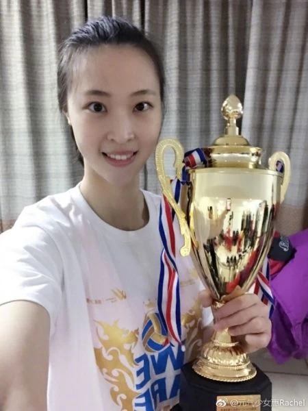 中國女排甜姐兒惠若琪擁有很多粉絲。圖/惠若琪微博。