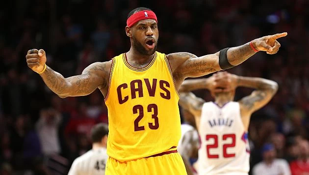 LeBron James率領騎士重回東區第一。圖/法新社資料照