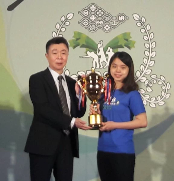 撞球范育瑄。 楊勝凱攝