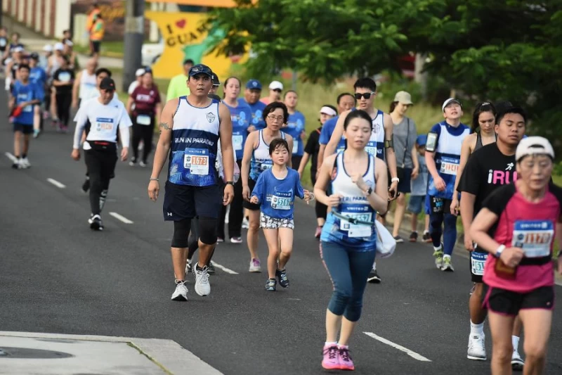 關島馬拉松這次參賽人數創下新的紀錄。來源:Guam Visitors Bureau
