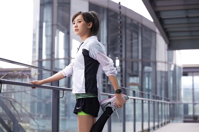 陳意涵對路衣服品質很要求。NIKE提供