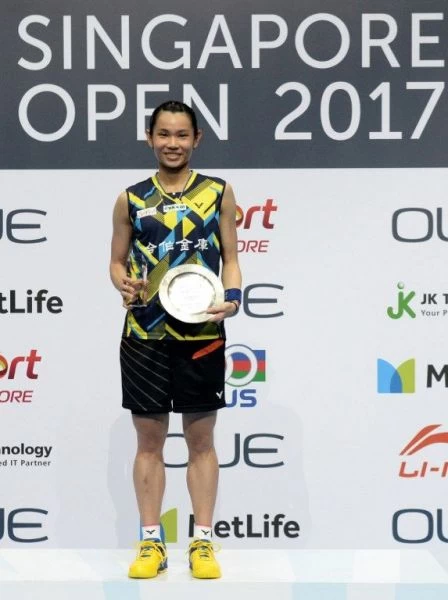 戴資穎奪下五連冠。法新社