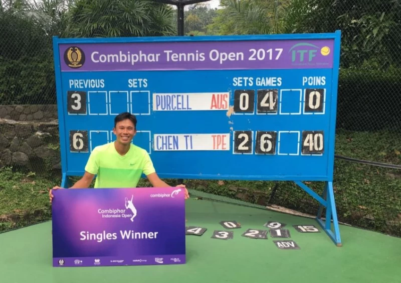 陳迪今年在印尼打下15連勝。陳迪提供