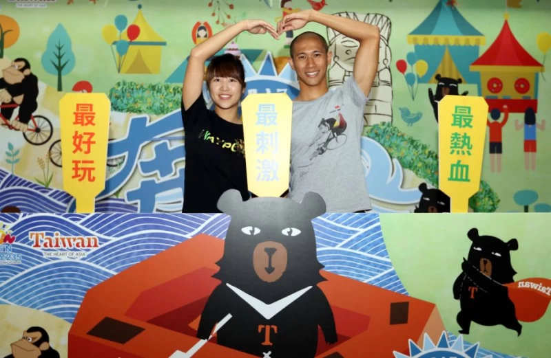 吳冠融和謝伯韶想要辦場鐵人元素婚禮。林嘉欣/攝影。