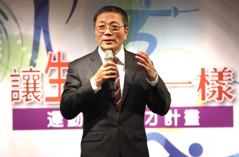 體育署署長林德福。林嘉欣／攝影。