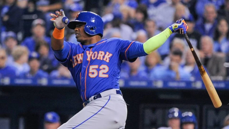 Yoenis Cespedes今天左腿拉傷退場,可能要進傷兵名單。資料照片