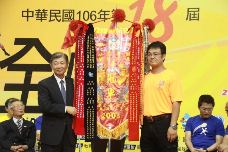 全國躲避球賽開幕。大會提供
