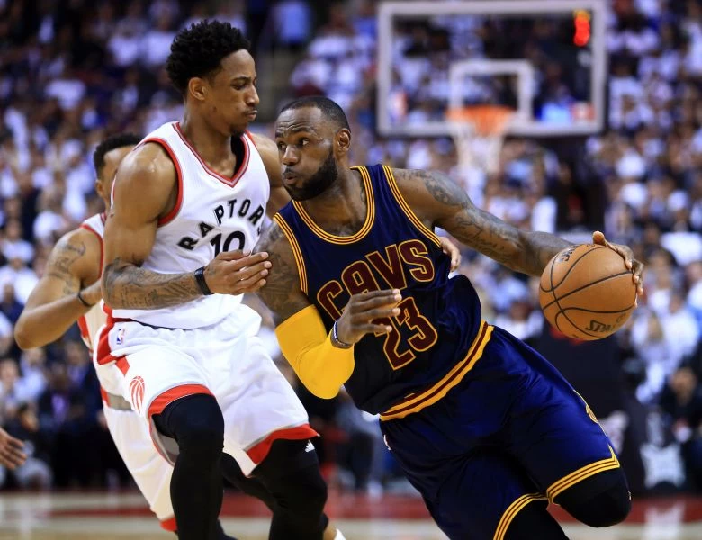 LeBron James今天攻下35分、8籃板還有7助攻。圖/法新社