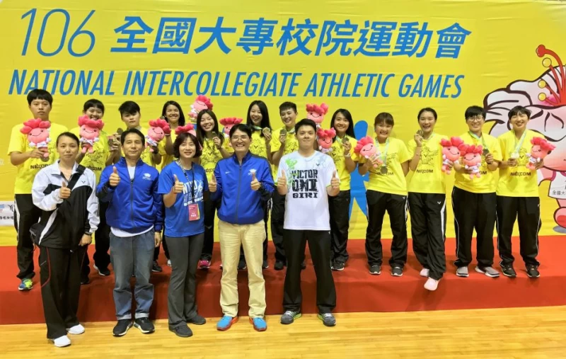 睽違八強勇奪公開女團金牌的國立體大女隊／教練王家閔提供