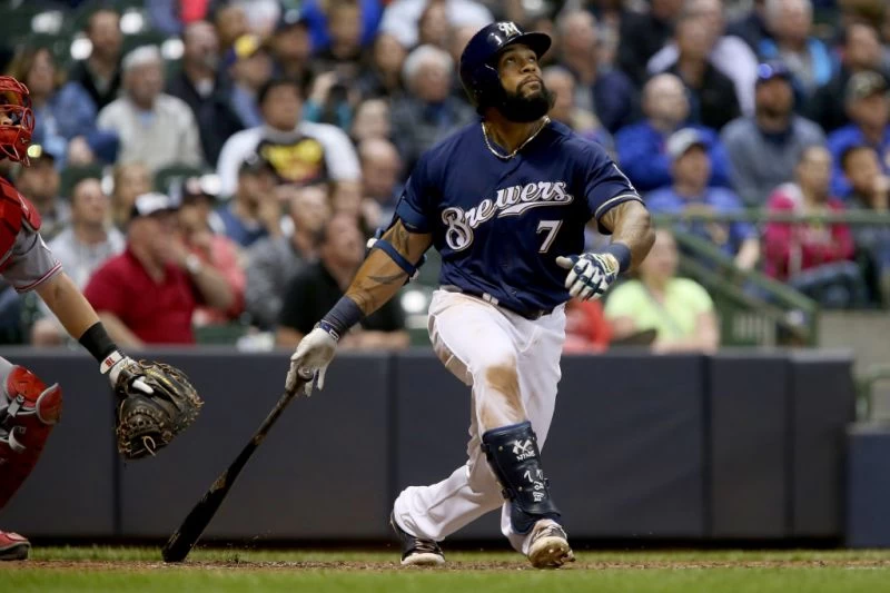 譚姆士(Eric Thames)陽春砲狙擊，前田健太吞敗。 圖/資料照