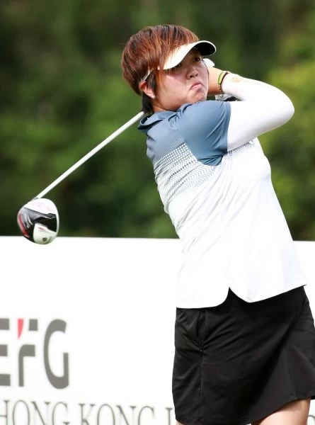台灣女將潘彥伶67桿(-5)並列第三。圖/大會提供